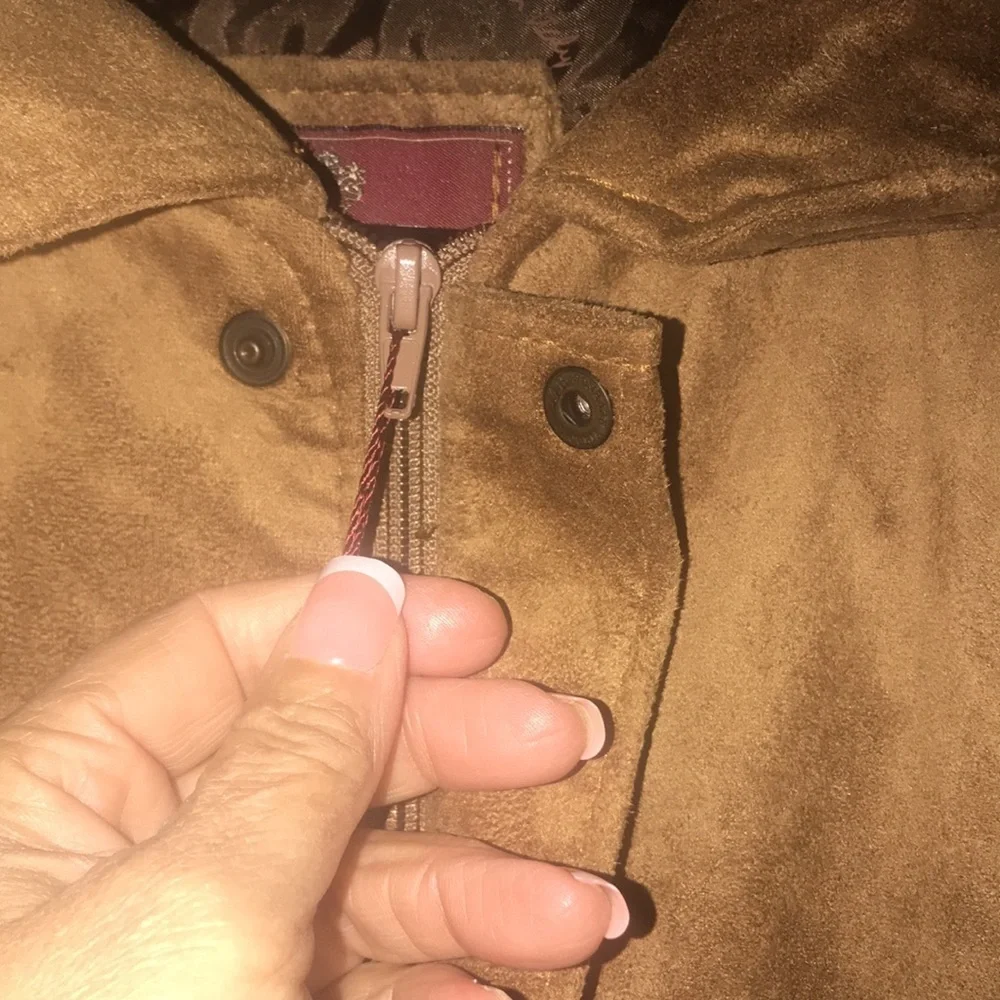 NWT Men’s Faux Suede Jacket
